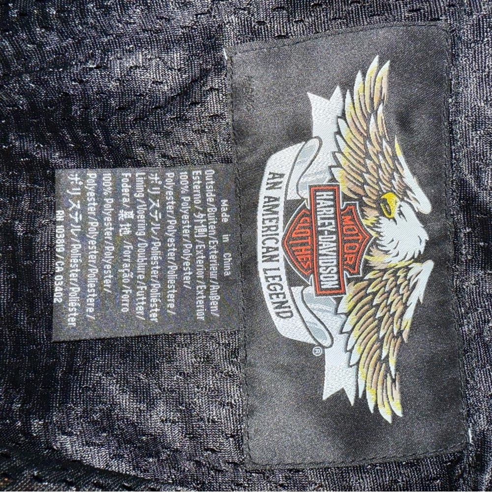 Harley-Davidson Black and Orange Performance Jacket - Picture 2 of 5